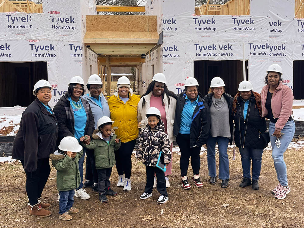 Hope Village beam signing