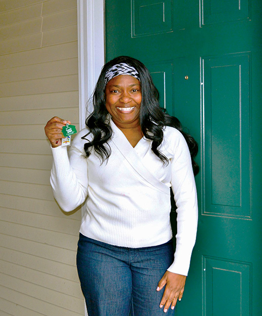 New resident with key
