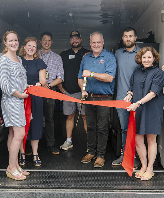 Ribbon cutting ceremony